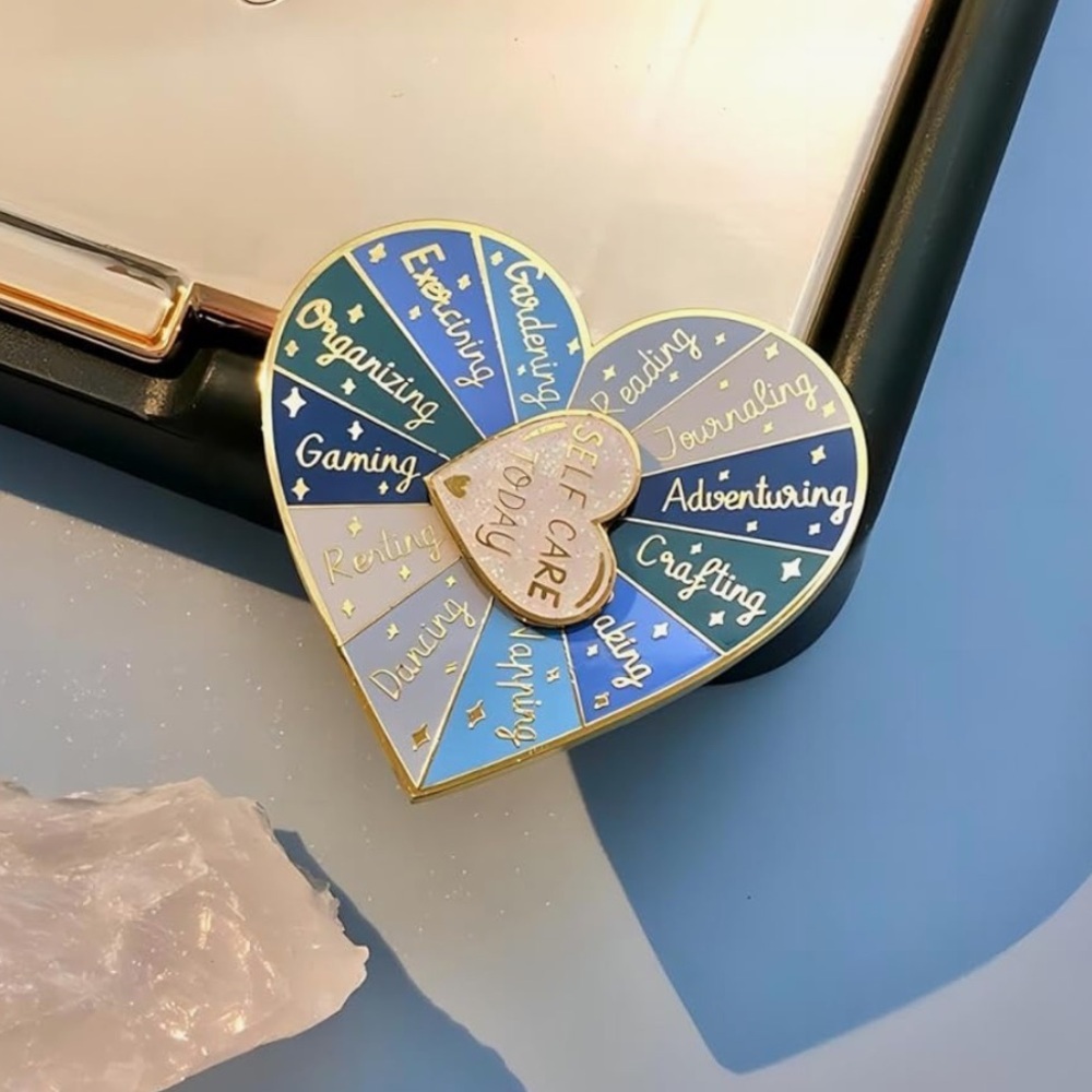 NEW Self Care Heart Enamel Pin